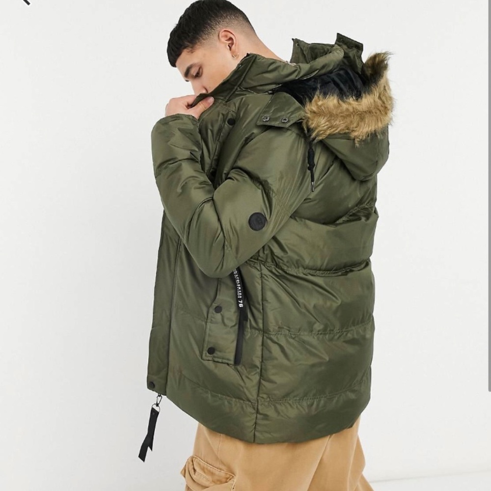 SOUL STAR - Parka with Faux Fur